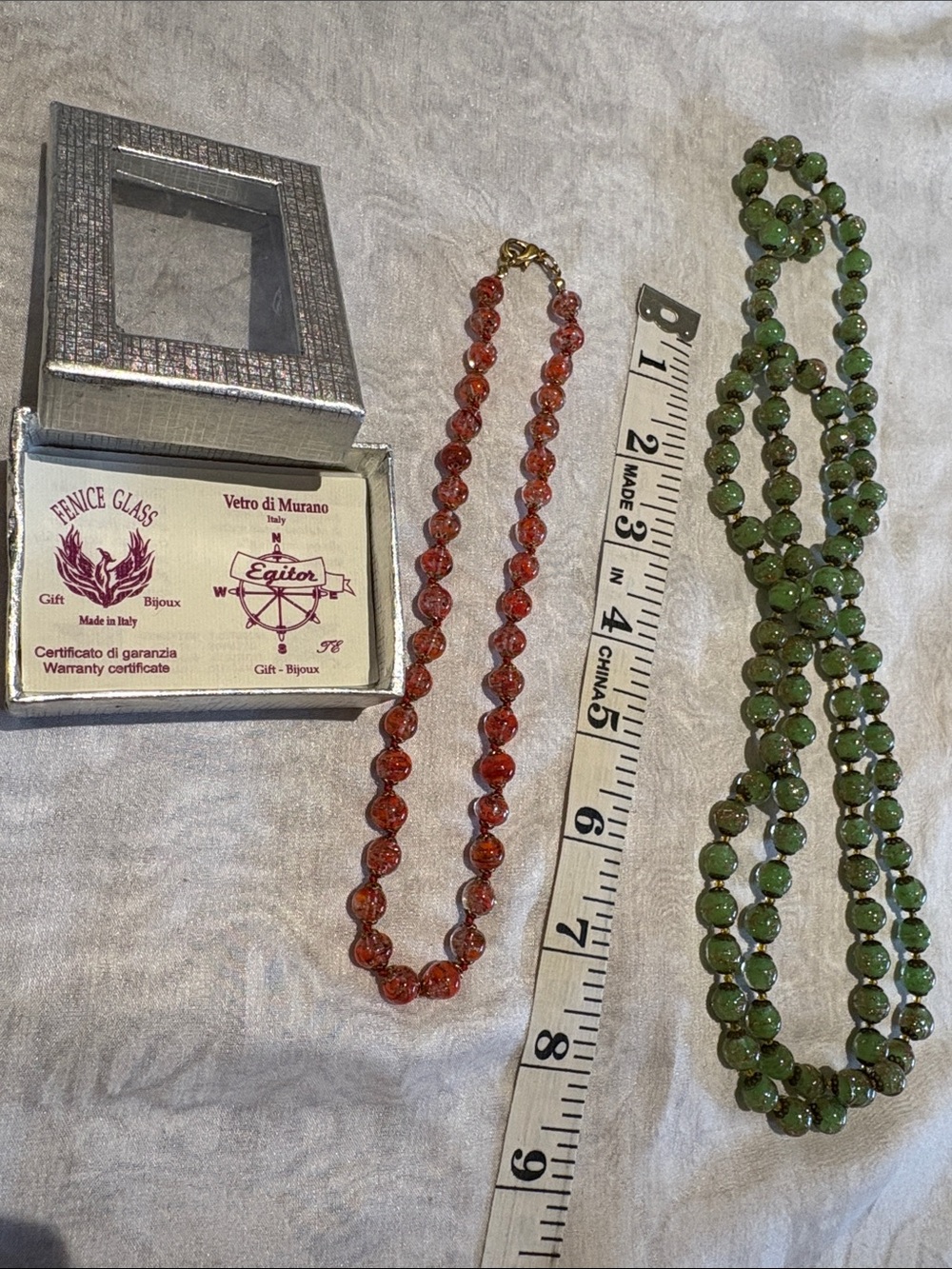 Venice Glass Bead Necklaces